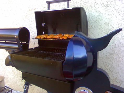 Pistol grip BBQ gun, 9' long.